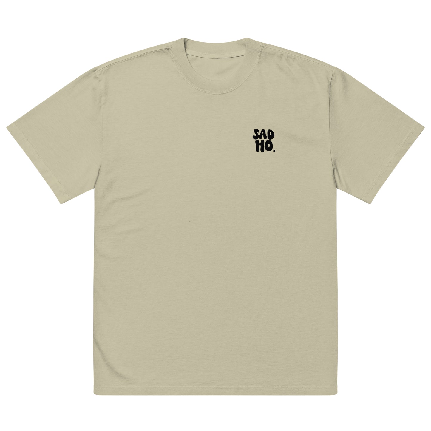 Even Baddies Get Saddies Oversized faded t-shirt
